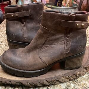 Born Women’s Platform Leather Booties